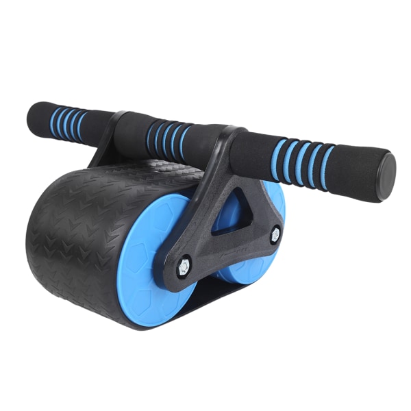 Springback Wheels Roller Domestic Abdominal Exerciser Push Up Træning Mute Fitness Udstyr Blå