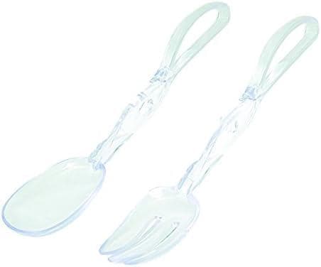 Salladsbestick Plast/SAN Transparent 28,5 x 8 x 6,5 cm