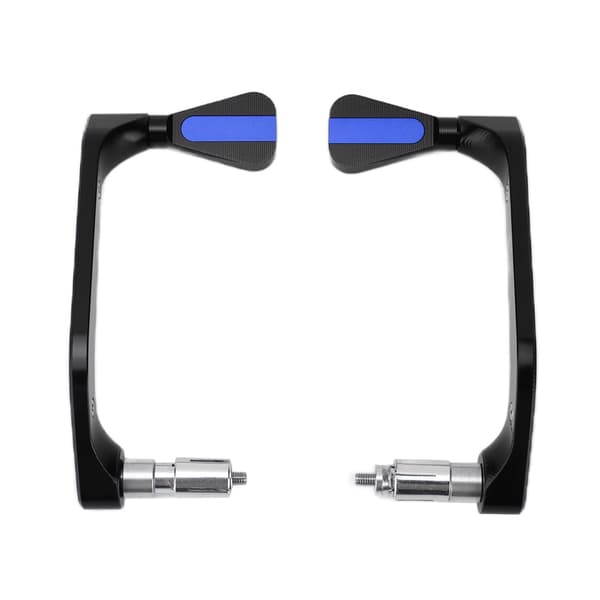 2PCS Motorcykel Styrskydd Aluminiumlegering Modifiering Underhåll Universal för 22mm/0.87in Blå