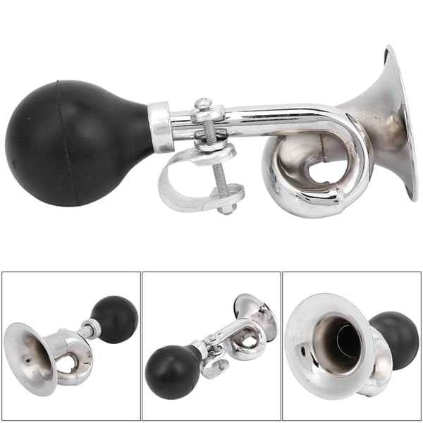 Klassisk Mountain Bicycle Sykkel Styret Vridd Bugle Horn Lyd Alarm Høy Sikkerhet