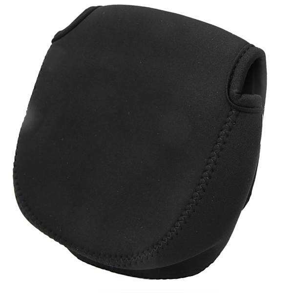 Nylon pustende baitcasting fiskesnellepose fiskehjulbeskytterpose (svart)
