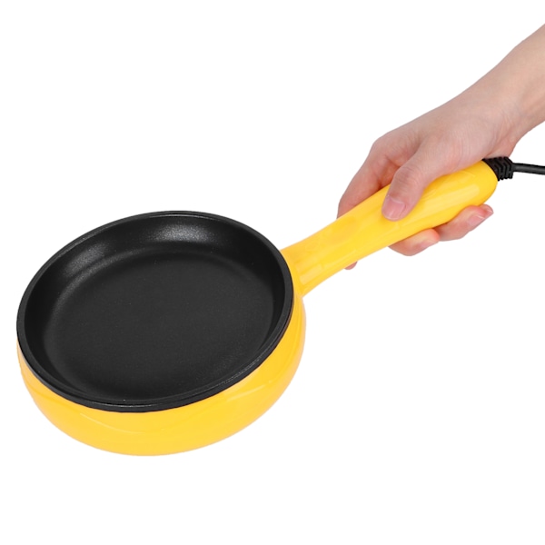 350W Mini Stekepanne NonStick Stekt Biff Pankake Egg Pan med Trespatel EU Plugg 220V