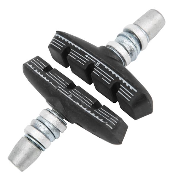 1 par 55 mm fällbara cykelbromsbelägg Cykel V-broms gummiblock med muttrar för DAHON