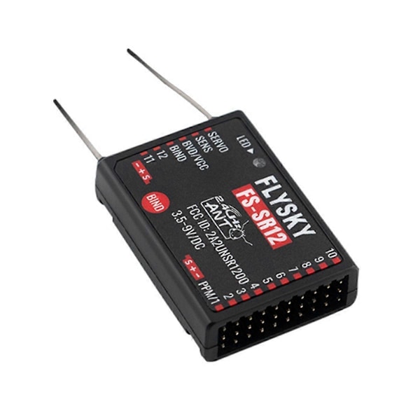 -SR12 Mottagare 12CH 2.4G PWM Mottagare