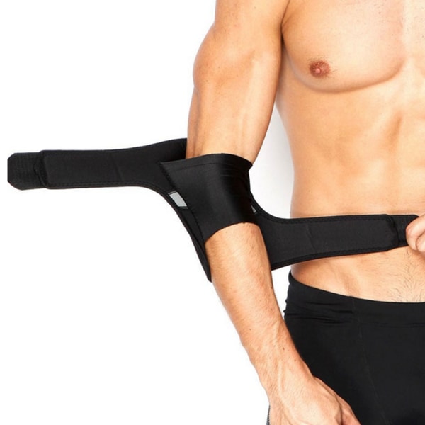 OK Tyg armbågsskydd Skyddsdynor Brace Support Sleeve för sport träning Fitness(1 par)