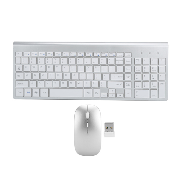 2.4G trådlöst tangentbord och optisk mus Combo Bärbar PC Dator Desktop Trådlös Set