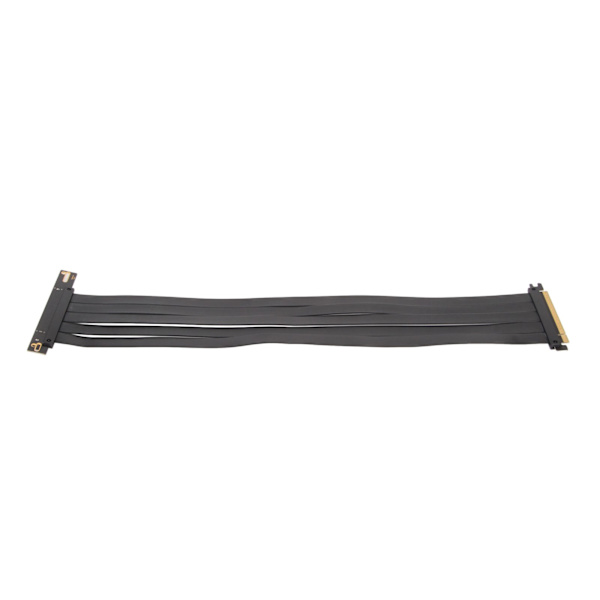 PCIE 4.0 X16 Ekstremt Fleksibelt 180 Graders Højhastigheds GPU Forlængerkort Riser Kabel til RX6900XT RX6800XT RTX3090ti Sort 35cm/13.78in