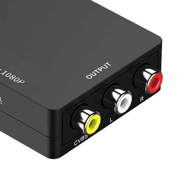HD Multimedia Interface til AV Konverter 1080P Plug and Play RCA Lyd Video Adapter til PS5 Set Top Box HDTV