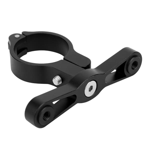 Flaskhållare i aluminiumlegering för cykel, justerbart koppfäste, adapter, svart