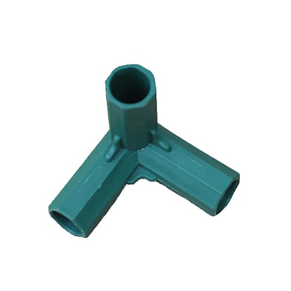 Tunga växthusram Möbelkopplingar, 2 st 16 mm PVC-rörbeslag Böj \"T\" Kopplingar