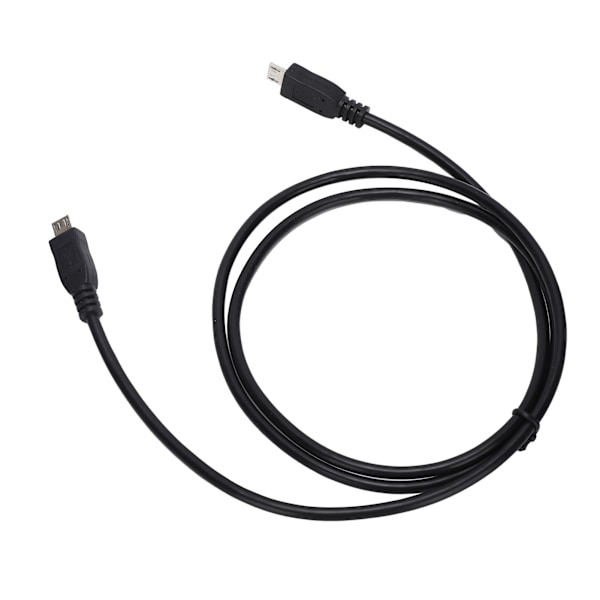 Micro USB -uros naar Micro USB -latausdatakaapeli, liitäntäkaapeli, 1 m / 3,3 jalkaa, musta