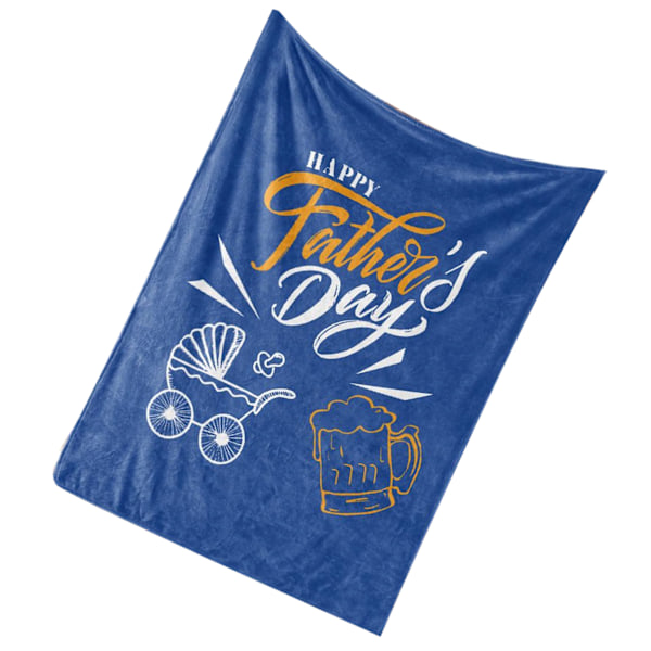 Täcke Genomskinlig Tryckning Ljus Färg Andningsbar Polyester Maskintvättbar Present Dekoration BL329‑2 120x150cm