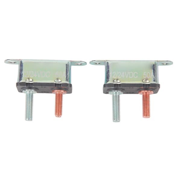 Automatisk Nulstillingsafbryder 12V 24V Stud Bolt Afbryder til Bil Skib 50A