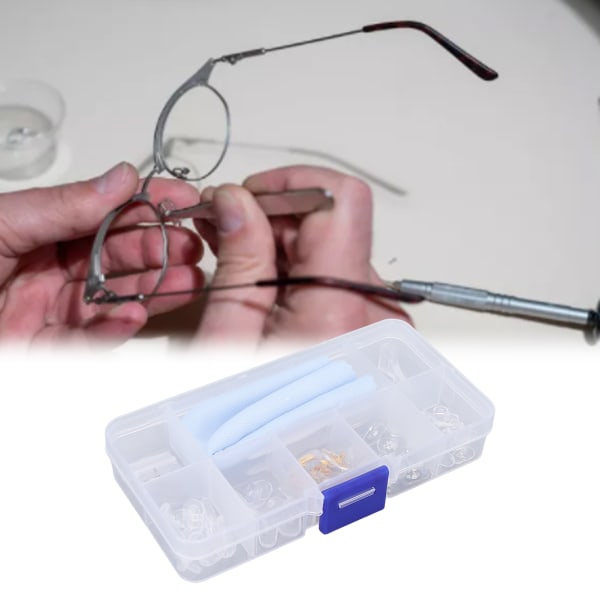 Anti-skli silikonbrilleneseputer - reparasjonssett for de fleste briller