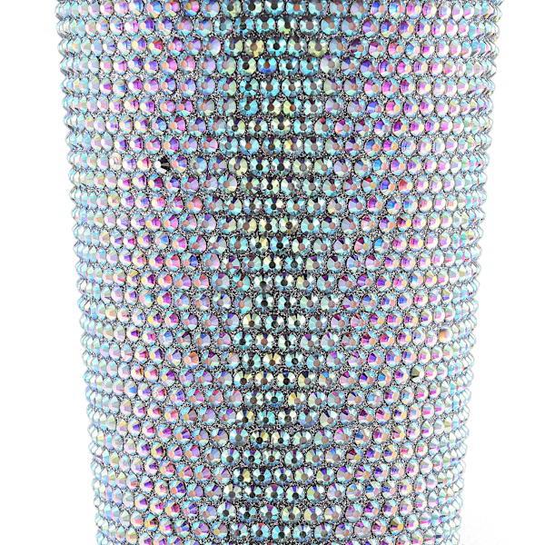 500 ml vannflaske i rustfritt stål med rhinestones dekorasjon vakuum vannflaske for kvinner