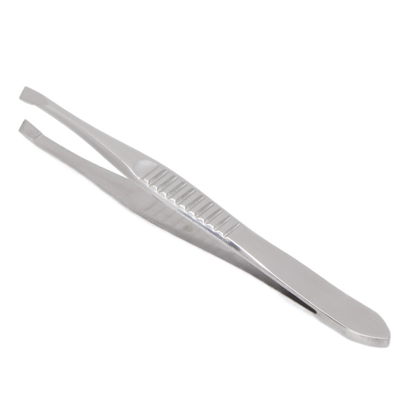 Slant Eyebrow Pinset Professional ruostumattomasta teräksestä valmistetut kulmakarvapinsetit naisille ja miehille