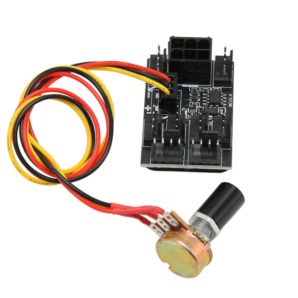 PWM Fan Hub DC 12V 8 Channel Flexibility Fläkt Power Hub Kylfläkt Hastighetskontroll för PC