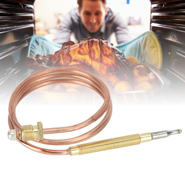 Gasspis Termoelement Kit Värmare Skyddsutrustning Temperatur Avkänningssond med Mutter 600mm