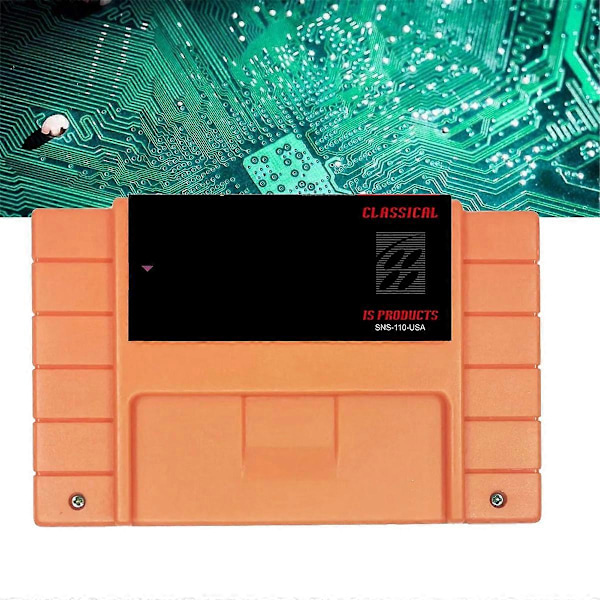Til SNES 110-I-1 Spilkort til SNES Spillekonsol, C
