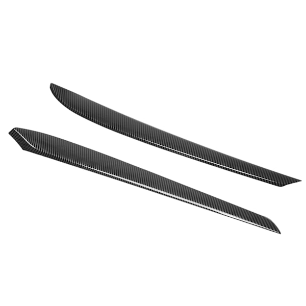 1 par bil inredning dörr trim cover kolfiber mönster dörr panel dekoration ersättning för Tesla Model 3 Y