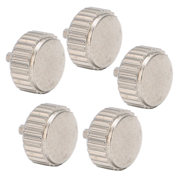 5 st klockkrondelar Bekväma stål Assorterade klockkrondelar för klockersättningstillbehör 6 mm / 0,24 tum