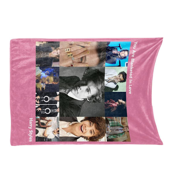 Painettu peitto Polyester Hengittävä Pehmeä Peitto Koti Dekor Sohvaan Sänkyyn Olohuoneeseen 80x100cm/31.50x39.37in