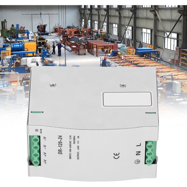 24V 5A 120W DIN-kisko virtalähde - DR12024 AC-muunnin