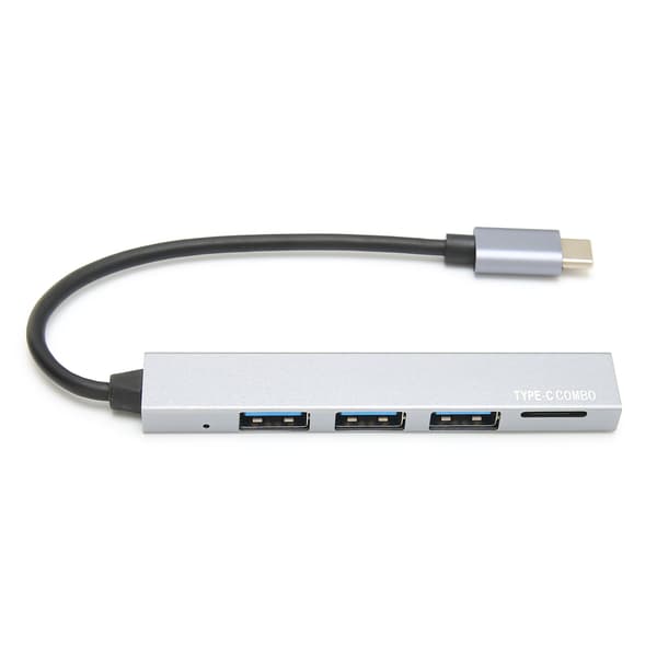 USB HUB Stabil overføring 5 Gbps høyhastighetsoverføring Effektiv varmeavledning Mini bærbar dokkingstasjon