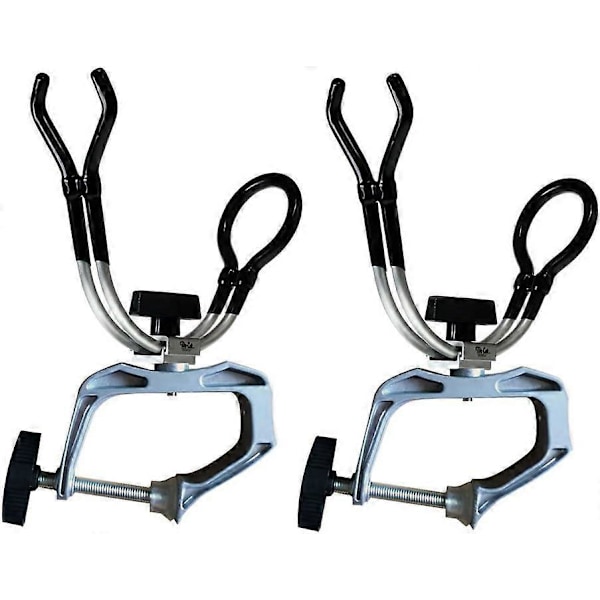 2-pack Solida Fiskespöhållare i Aluminiumlegering, Upp till 5 cm | 360 graders rotation