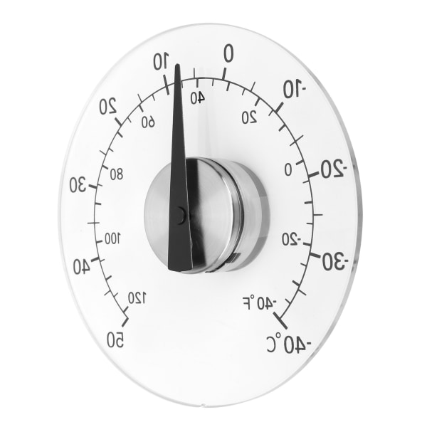 Utomhustermometer självhäftande Transparent fönsterdörr Växthustemperaturmätare