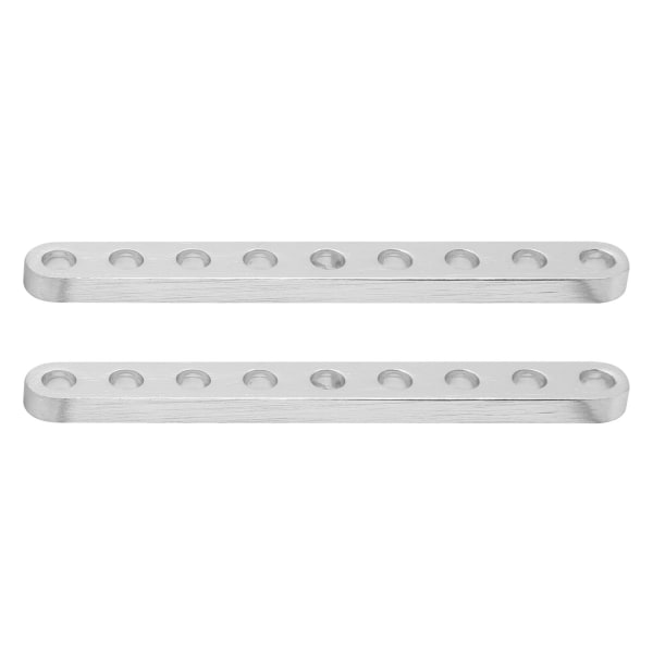 1 par 3102-0009-0072 flat bjelke 9 hull 4 x 8 x 72 mm tilbehør til robotstruktur