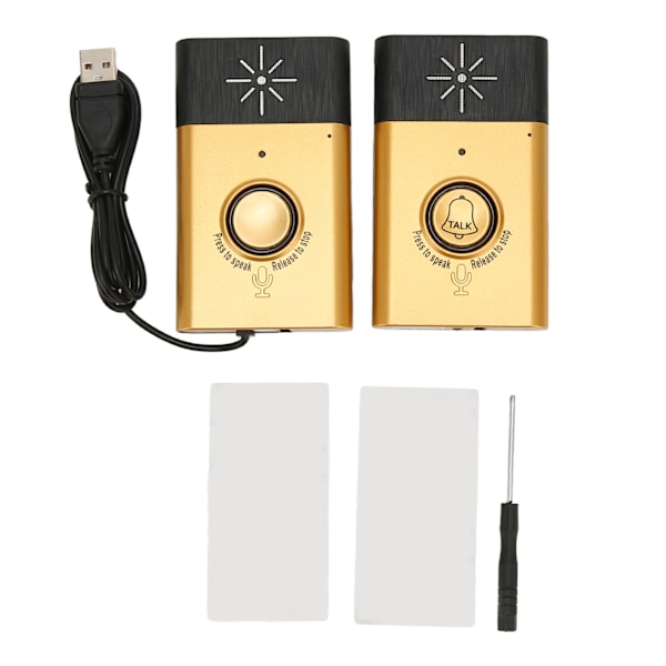 Intercom dørklokke Trådløs stemmeopkaldsmodtager Sender Smart Home Security System H6