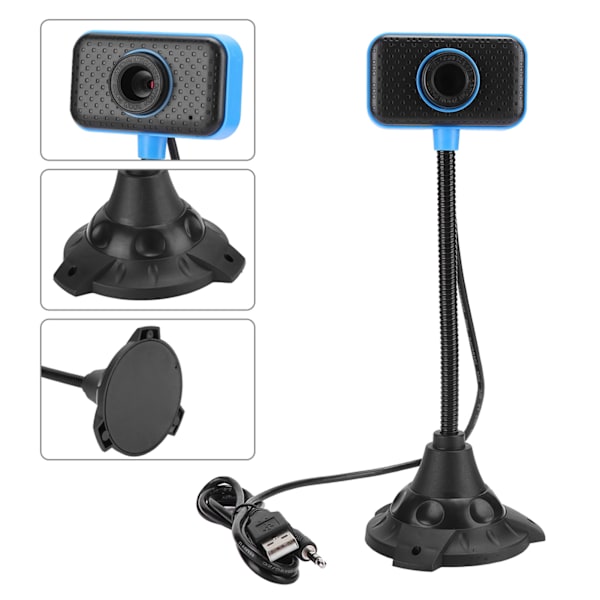 Langpolet kamera ABS 480P High Definition for Network Live Computer kontorrekvisita