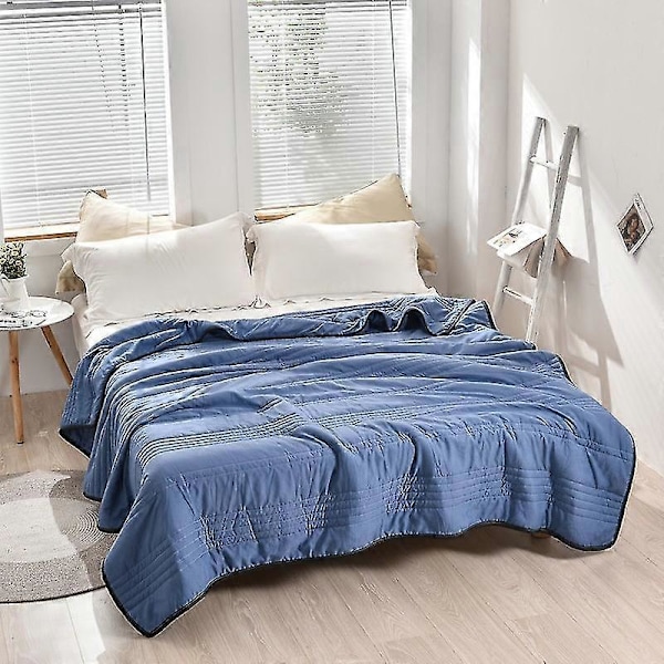 Ultra Kjølende Teppe for Full & Twin Senger - Ultra Myke & Vaskbare Tepper Grå 100x150