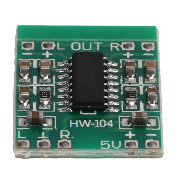 PAM8403 Micro Digital Power Amplifier Board 2x3W Klass D förstärkarmodul USB driven 2,5‑5V
