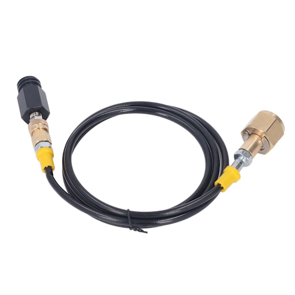 Soda Refill Adapter CO2 Cylinder Cartridge Fill Tank Connector med 60in slang CGA320 Högtrycksslang