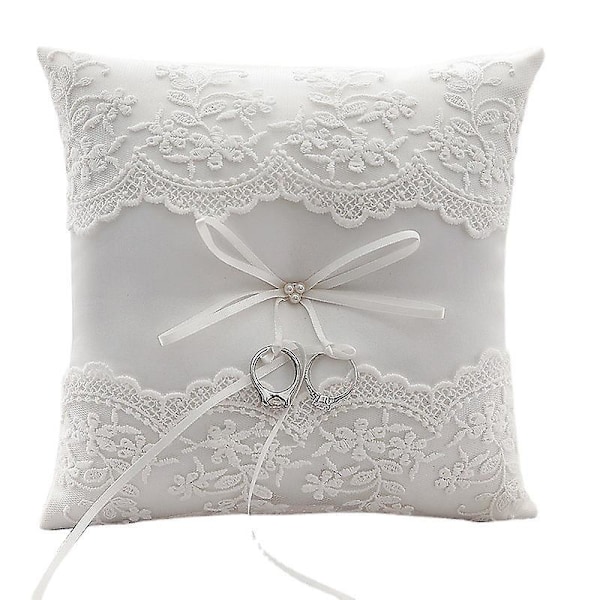 Ivory Wedding Ring Pillow