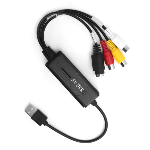 USB 2.0 Video Digital Converter Audio Video Acquisition Card Adapter Stöd för WIN10