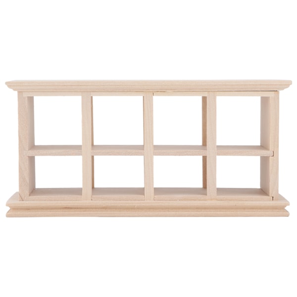 1/12 skala miniatyrmat tårta display docka bageri skåp trä display bageri tårta skåp