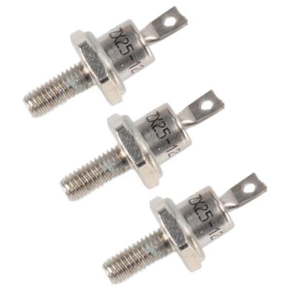 3 stk. ensretterdiode spiral 25A jern høj hårdhed spiral ensrettermodul udskiftning for generatoranode