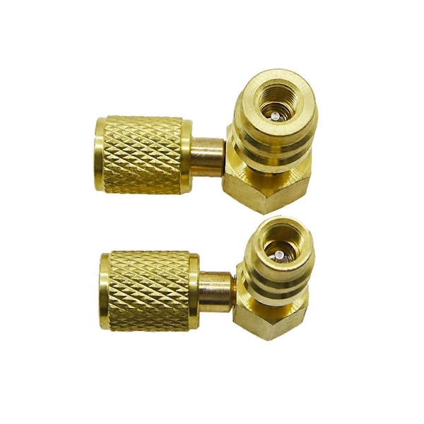 2 ST A/C Laddningsadapter Konverterar R12-port till att acceptera R134a