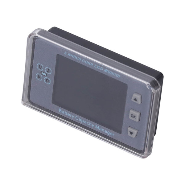 Voltmeter Coulometer Wireless Battery Capacity Manager -näyttö 2,4 tuuman värillisellä LCD-näytöllä 500V 50A