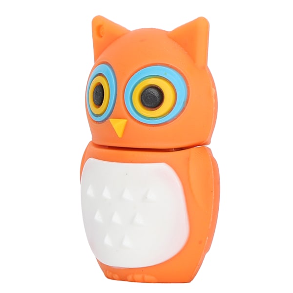 Cartoon U-skiva Orange Owl Utseende Hög hastighet Bulk Storage Flash-enhet Minnesenhet 16 GB