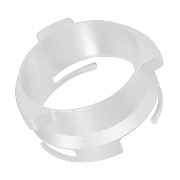 54 mm doseringstrakt roterbar kaffedosering ring erstatning sølv trakte tilbehør for hjemmekaffebar kontor