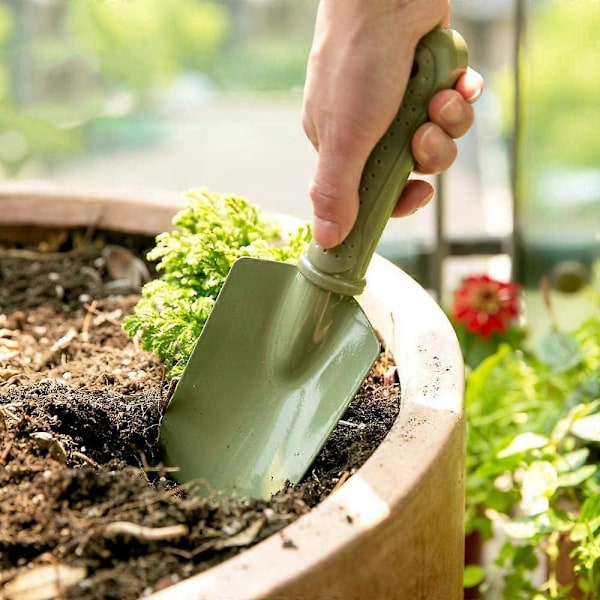 Bend-Proof Hagespade 10 Karbonstål Hagespade Rustbestandig PE Ergo-grep Luking, Flytting av a