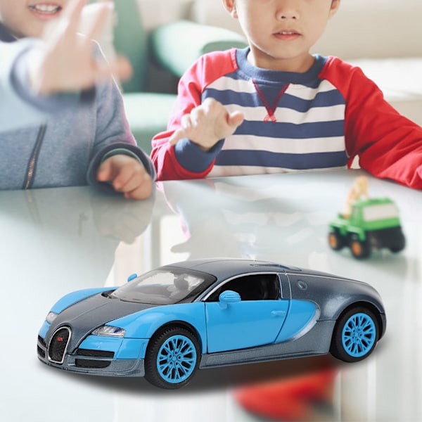 1:32 Bugatti Vega -vedon takaisin leluauto malli lelut lapsille