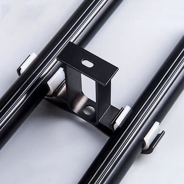 1 stk Dobbel Gardinstang Brakett Vindu Hardware Ramme For Hjem Dekorasjon Profesjonell Design