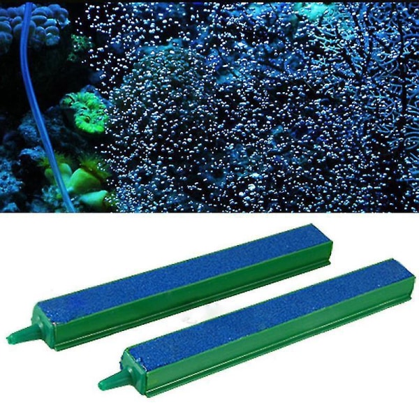 31,5 cm akvarieboblesett - 3-delt Air Stone Bubble Oxygen Diffuser Bar Kit