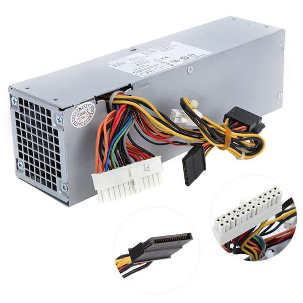 Strømforsyning Jernskal til Dell Computer Host Elektronisk Tilbehør 240W L240AS‑00