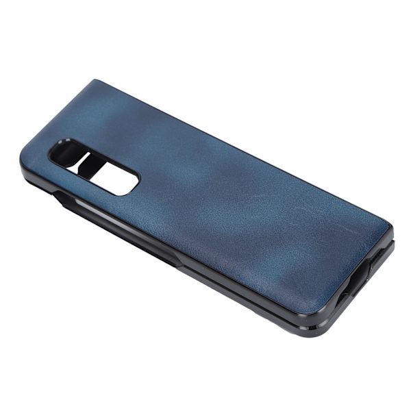 Mobiltelefon Läderfodral AllInclusive AntiFall Skyddande Skal för Samsung Galaxy Z Fold 1 W20(Blå )
